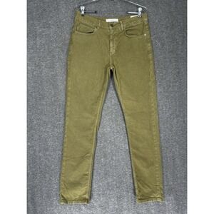 Billy Reid Pants Mens 31x32 Green MSL-ALA Slim Fit Chino Stretch